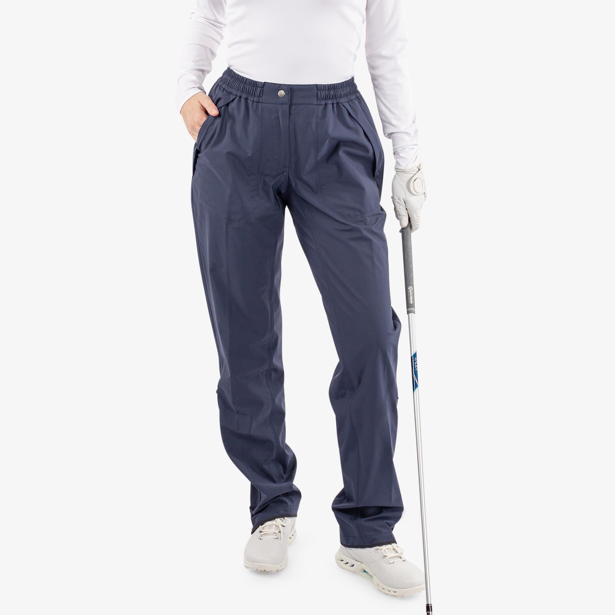Galvin Green Angie Dryvr Pertex Ladies Waterproof Trousers Navy